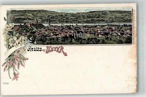 8610 Uster Gebrauchsspuren Lithographie