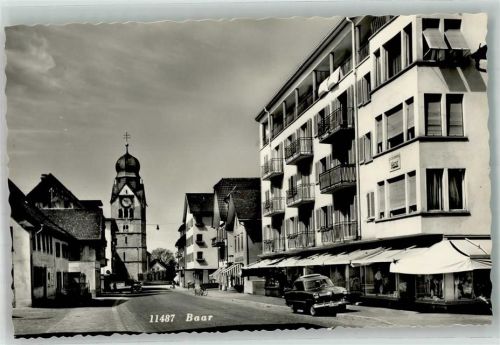 6340 Baar Foto AK Auto Geschäft