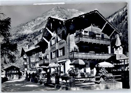 3905 Saas-Almagell - Restauration Pension Edelweiss