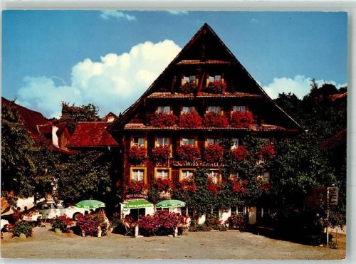 6402 Merlischachen Foto AK Hotel Swiss Chalet