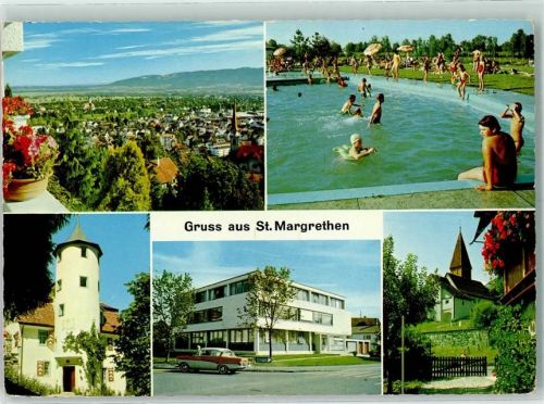 9430 St. Margrethen SG - Schwimmbad Schlössli Bergsteig Alte Kirche