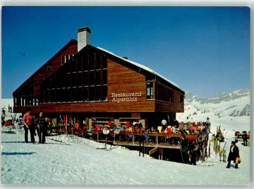 6390 Engelberg Winter Gasthaus Alpstübel