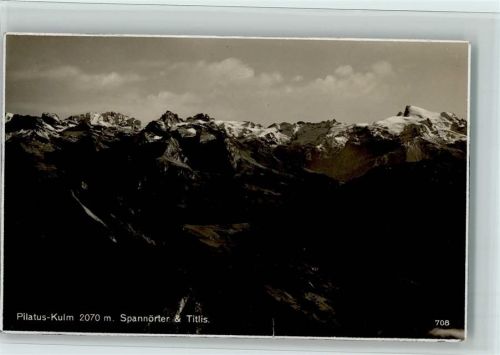 6010 Pilatus Kulm - Spannörter und Titlis