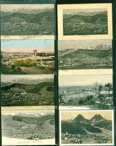 8840 Einsiedeln Kleinposten bis 20 Lot mit 15 AK, ca. 1904-1942; überwiegend gute Erhaltung, größtenteils gelaufen