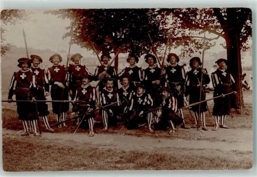 Uniform Militär Schweiz Foto AK