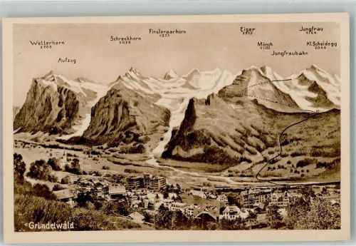 3818 Grindelwald Foto AK