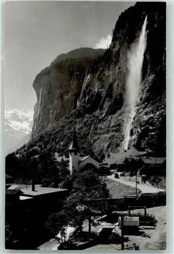 3822 Lauterbrunnen - Staubachfall Ort handschriftlich