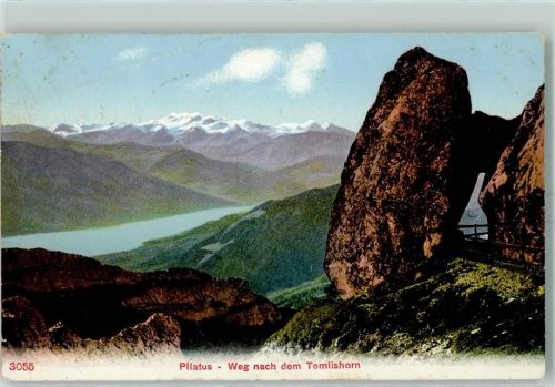 6010 Pilatus Kulm 1897 - Weg nach dem Tomlishorn