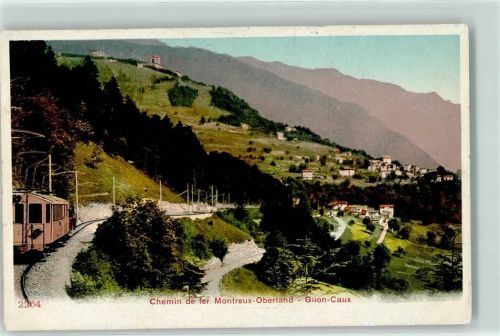 1823 Glion 1909 - Elektrobahn Montreux Oberland Caux