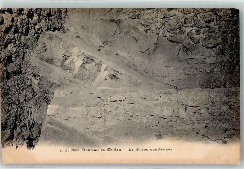 Chillon Chateau - Le lit des condemnes