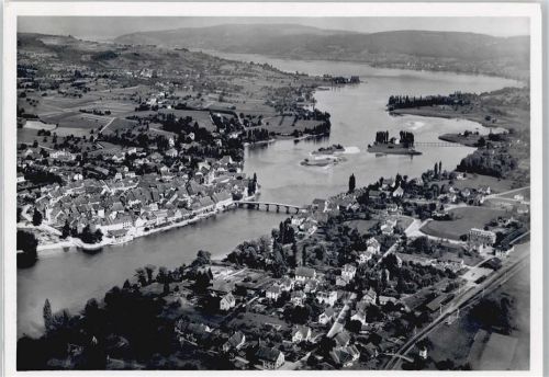 8260 Stein am Rhein - Fliegeraufnahme , Marke entfernt