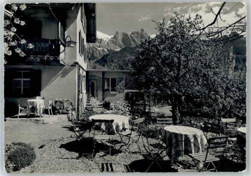 7310 Bad Ragaz 1959 - Gasthaus Paradies Fluppi
