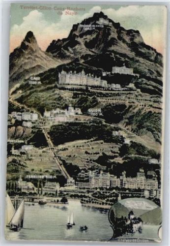 1820 Territet - Glion, Caux, Rochers de Naye AKU2