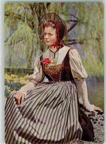 Edition Stehli Serie Nr. 1609 - Sonntagstracht AK