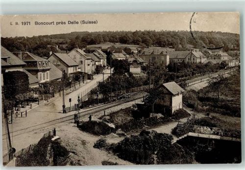 2926 Boncourt 1913 - Pres Delle Bahnlinie