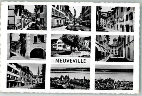 2520 La Neuveville 1957 Foto AK