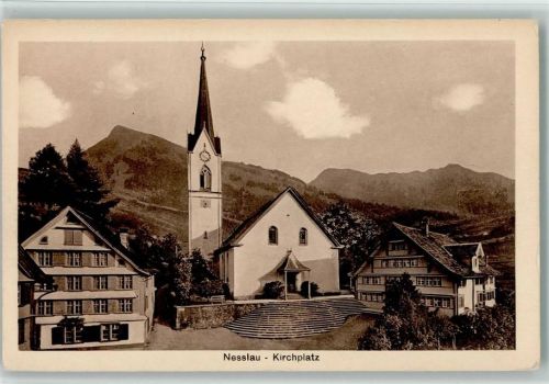 9650 Nesslau - Kirchplatz
