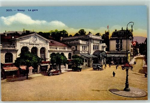 1800 Vevey - Bahnhof