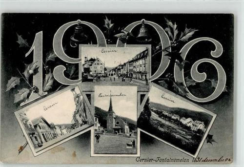 2053 Cernier 1905 - Kirche Platz 1906