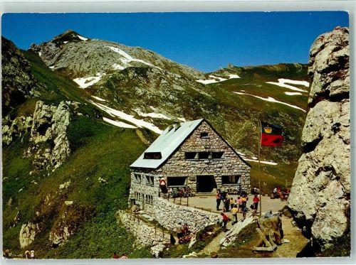 Pfälzer Hütte - Bettlerjoch Augustenberg Hüttenstempel