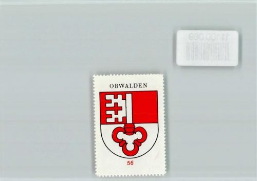 6060 Sarnen - Vignette Wappen Kaffee Hag ca 1920-1940 Obwalden