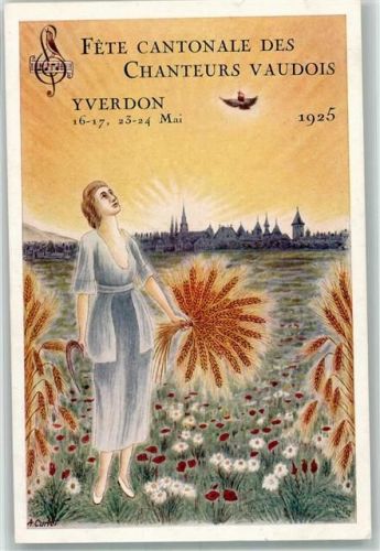 1400 Yverdon-les-Bains 1925 - Fete Cantonale des Chanteurs Vaudois