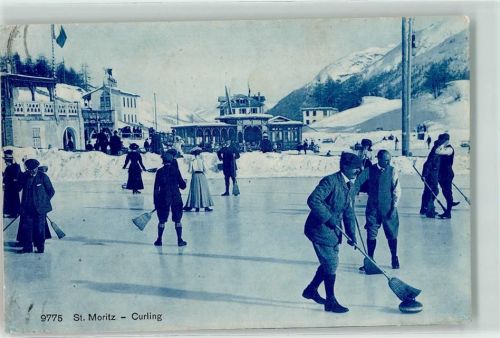 7500 St. Moritz 1909 - Winter Eisstadion Curling