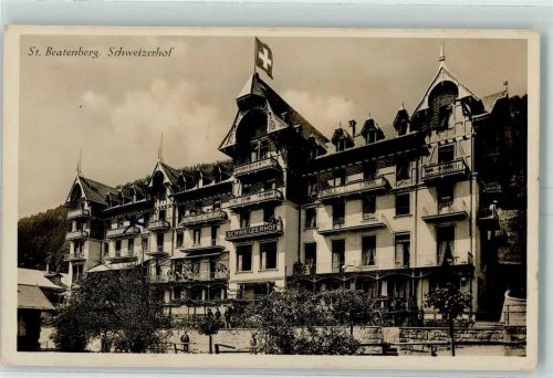3803 Beatenberg Gebrauchsspuren Hotel Schweizerhof
