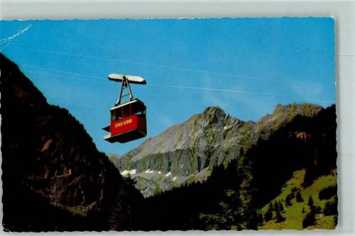 3718 Kandersteg Gebrauchsspuren Luft-Seilbahn Gondel Stock-Gemmi