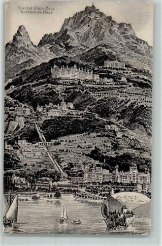 1820 Territet 1910 - Roches de Naye