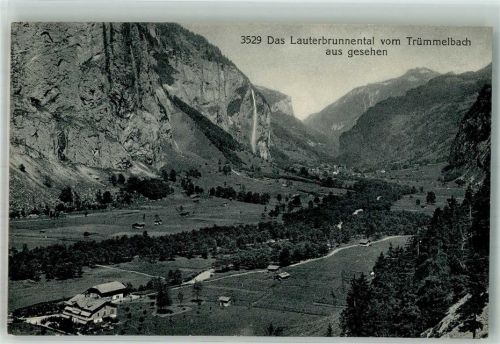 3822 Lauterbrunnen Foto AK Lauterbrunnental