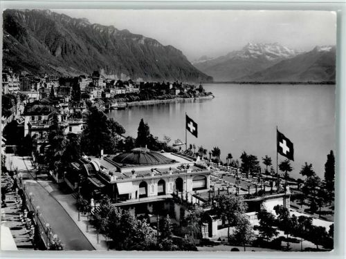1820 Montreux - Pavillon des Sports et les Dents du Midi Wappen