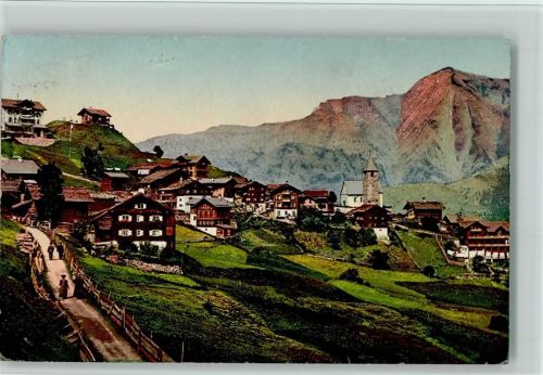 7064 Tschiertschen 1912 Foto AK vue generale