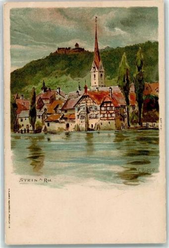 8260 Stein am Rhein Künstlerkarte sign. C. Biese