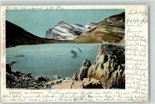 Gemmipass Wallis 1903 Gebrauchsspuren Daubensee