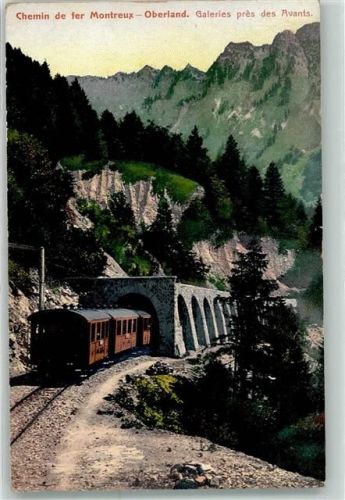 1820 Montreux 1910 - Eisenbahn