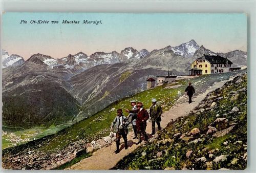 Muottas Muraigl 1914 - Piz Ot Kette Wandergruppe