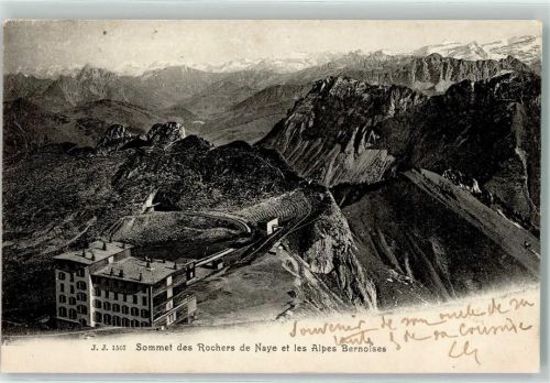 Rochers de Naye 1904 - Grand Hotel et Sommet