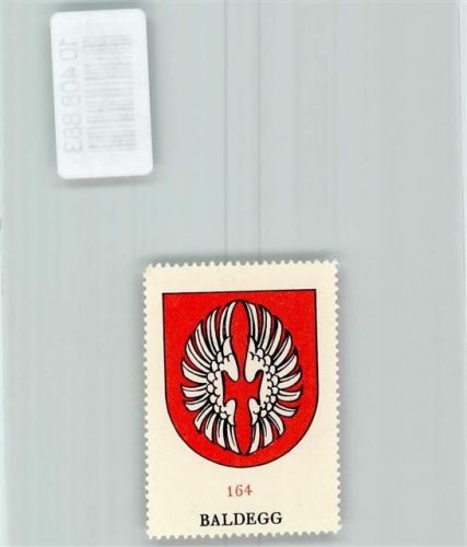 6283 Baldegg - Vignette Wappen Kaffee Hag ca 1920-1940