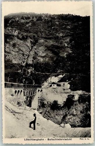 3930 Visp Viège - Baltschiederviadukt Lötschbergbahn