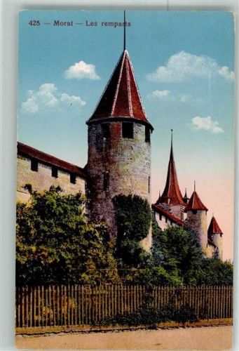 3280 Murten Morat 1916 Foto AK