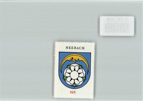 8173 Neerach Riedt b. Neerach - Vignette Wappen Kaffee Hag ca 1920-1940 Neerach