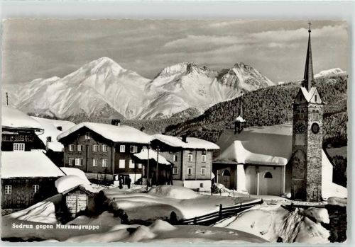 7188 Sedrun - Kirche Muraungruppe Winter