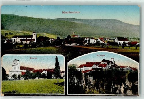 4115 Mariastein 1911 - Kloster Kirche