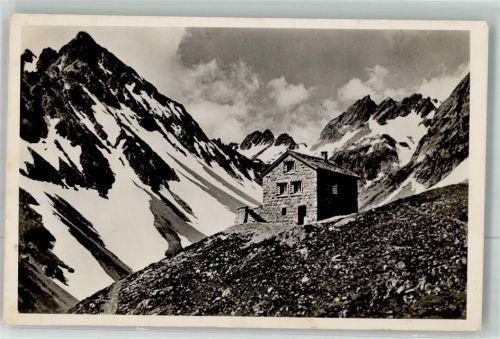 Leutschachhütte 1948 Foto AK Hüttenstempel