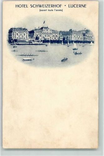 6000 Luzern Lucerne - Hotel Schweizerhof Boote