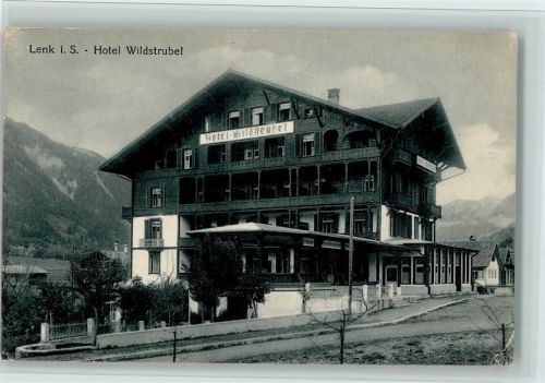 3775 Lenk im Simmental 1910 - Hotel Wildstrubel , gute Erhaltung AK