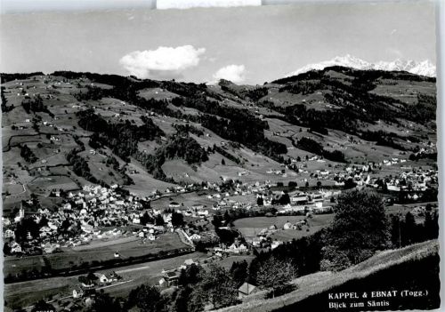 9642 Ebnat-Kappel - Gesamtansicht, Säntis