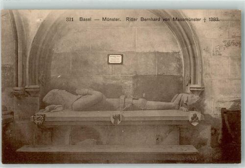 4000 Basel Bâle - Münster Ritter Bernhard von Massmünster