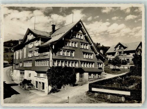 9652 Neu St. Johann Gebrauchsspuren Gasthaus und Pension zum Ochsen Sidwald